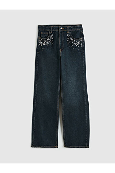 LC Waikiki Stoned Wide Leg Women's Jean Pants from Uzg Store for Style Enthus...