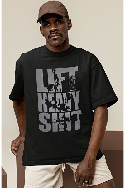 SEVBANO تي شيرت Design Lift Heavy Shit لكمال الأجسام واللياقة البدنية والرياض...