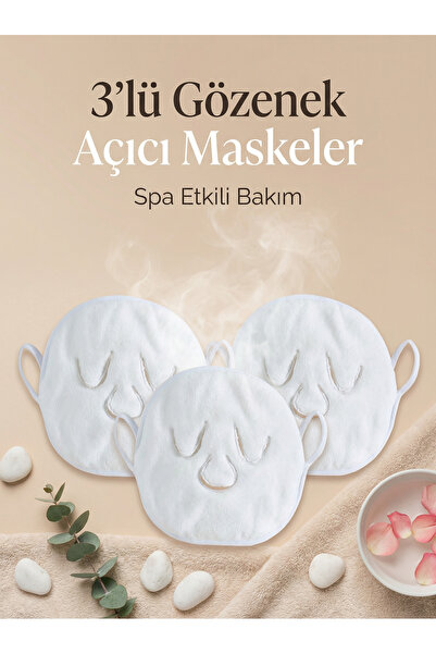 Femmelogy 3'lü Gözenek Açıcı Buharlı Yüz Maskesi Hamam Spa Hissi Veren Ekonom...
