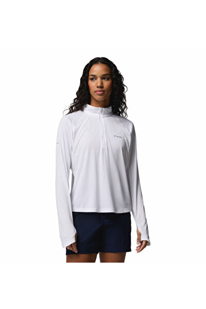 Columbia Stealth Spring Yarım Fermuarlı Kadın Teknik Uzun Kollu T-Shirt