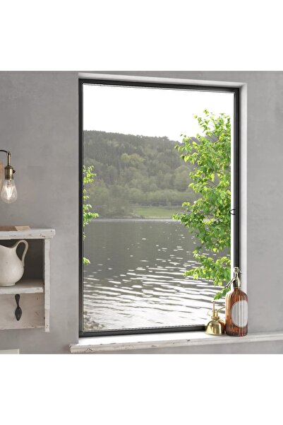 Concept Plasă de insecte pentru ferestre, antracit, 80x120 cm