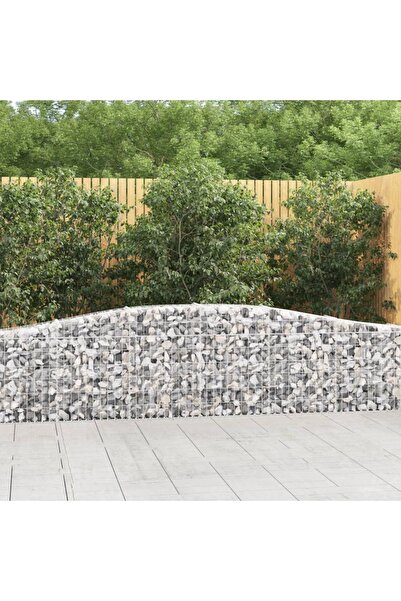 Concept Coșuri gabion arcuite 5 buc, 400x30x60/80 cm, fier galvanizat