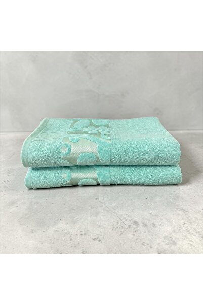 Truva Home Set of 4 Velvet Towels – 100% Cotton, 420 g/m2, 2x70x140 + 2x50x90 cm