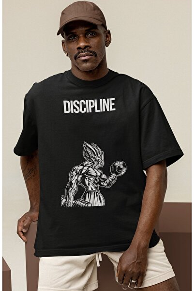 SEVBANO Σχεδιασμός Discipline Anime Fitness Bodybuilding Sportsman Gym Τυπωμέ...