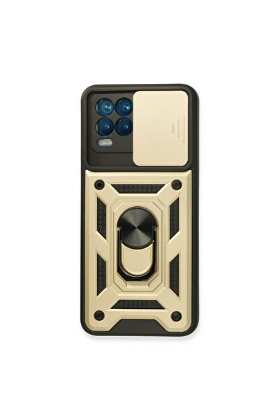 cepmoda حافظة REALME "8 / 8 PRO" ذات الطبقة المزدوجة - حلقة، حامل، منزلق للكا...