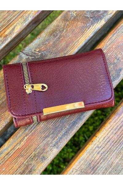 H&D COLLECTİON Portofel cu clips din piele moale de calitate A+A Model nou