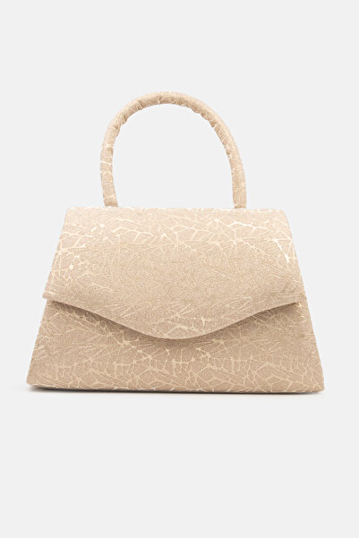 LikeMoon Gold Women's Bag Patterned Women's Evening Dresses Bag Portfolio of ...