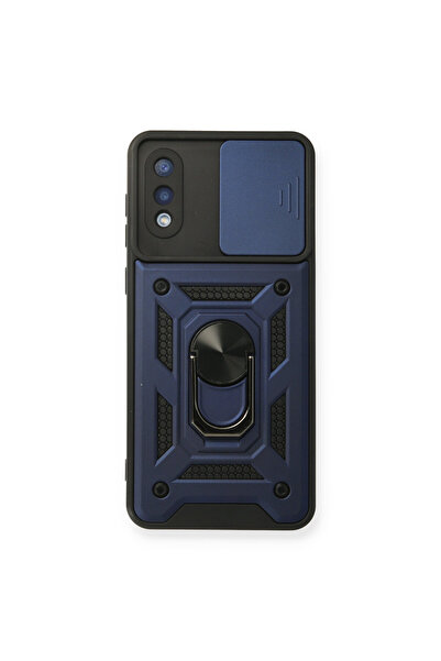 cepmoda حافظة سامسونج جالاكسي "A02" ذات الطبقة المزدوجة - مع حلقة وحامل وكامي...