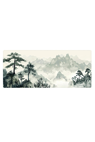 PORGE Pro Gaming Mouse Pad 80x30 cm XXl Büyük Gaming Oyuncu Mouseped Kenar Di...