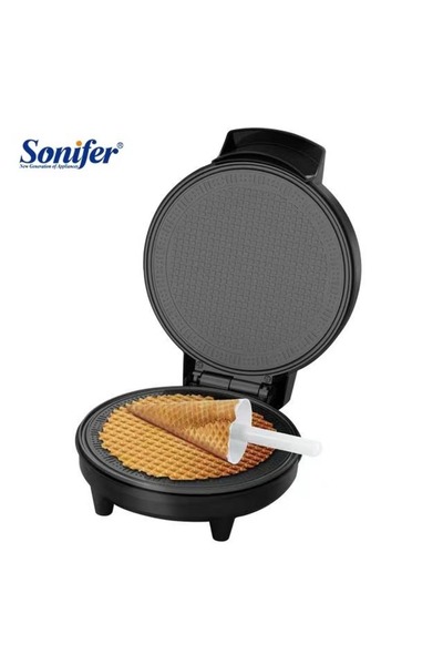 Sonifer آلة صنع الوافل الكهربائية الأوتوماتيكية الصغيرة طراز SF-6094