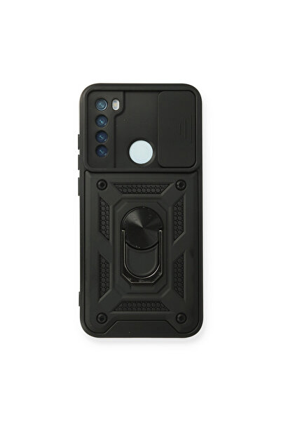 cepmoda حافظة REDMI "NOTE 8" ذات الطبقة المزدوجة - حلقة، حامل، غطاء منزلق للك...