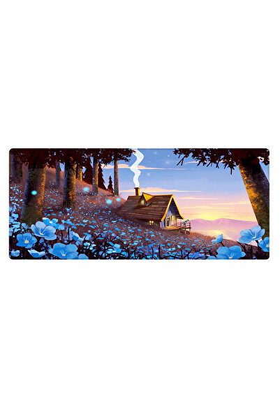 PORGE Pro Gaming Mouse Pad 80x30 cm XXl Büyük Gaming Oyuncu Mouseped Kenar Di...