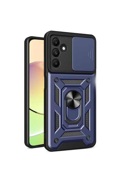 cepmoda حافظة سامسونج جالاكسي "M15" ذات الطبقة المزدوجة - حلقة، حامل، غطاء من...