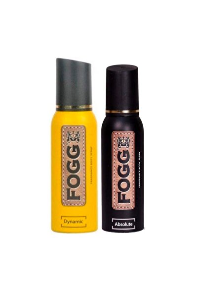 FOGG Unisex Dynamic & Absolute Fragrance Body Spray (Pack Of 2)