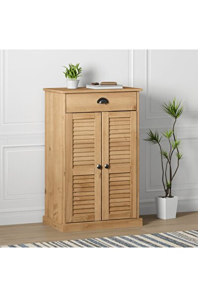 Concept Παπουτσοθήκη VIGO, 60x35x96 cm, μασίφ ξύλο πεύκου