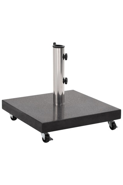 Concept Parasol stand, black, 30 kg, granite, square