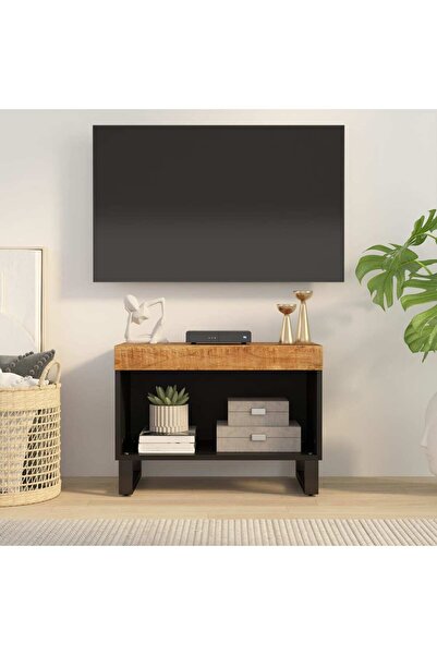 Concept Comodă TV, 60x33x43,5 cm, lemn masiv de mango