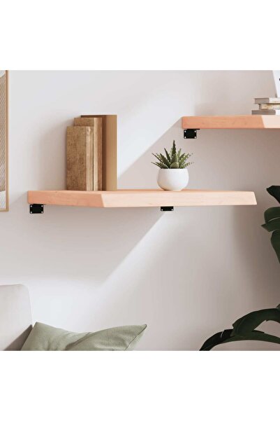 Concept Poliță de perete, 60x60x6 cm, lemn masiv de stejar netratat