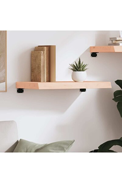 Concept Poliță de perete, 60x30x6 cm, lemn masiv de stejar netratat