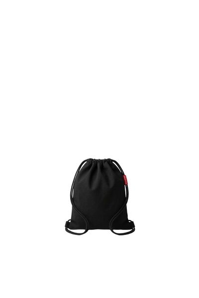 Baghashtag Mini Siyah Sırt Bez Çanta