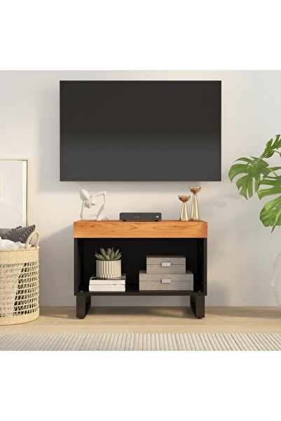 Concept Comodă TV, 60x33x43,5 cm, lemn masiv de acacia