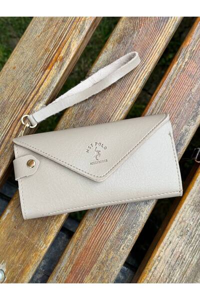 H&D COLLECTİON Crinkle Fabric Wallet with 2 Compartments for Paper and Coins ...