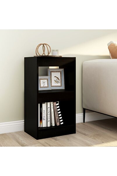 Concept Βιβλιοθήκη/διαχωριστικό δωματίου, μαύρο, 40x30x72 εκ.