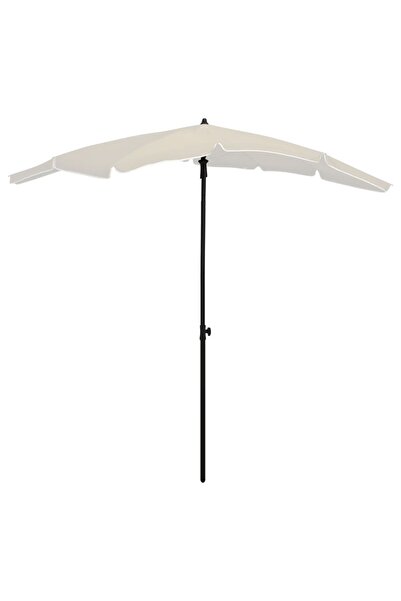 Concept Ομπρέλα κήπου με στύλο, άμμου, 200x130 εκ.