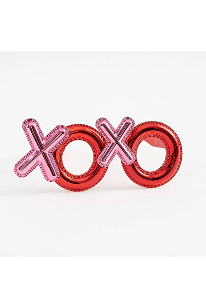 online kapsulavm avm alışveriş Red Color Xoxo Written Party Glasses 17X7 cm