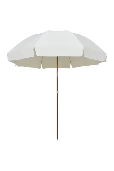 Concept Umbrelă de soare cu stâlp din oțel, nisipiu, 300 cm