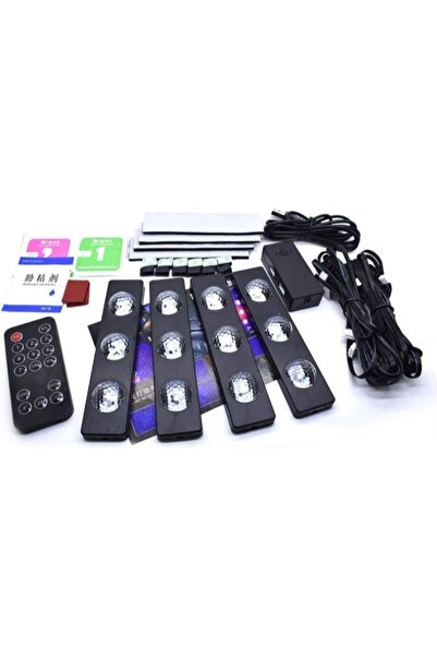 Kijarda Starry Night Car Floor Mats with Colorful Music LED Ambient Lighting ...