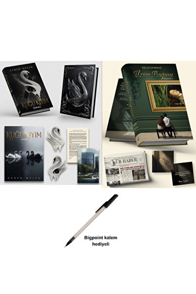 İndigo Kitap Kuğu Kıyım simora Ciltli / Üzüm Buğusu Ciltli 2 kitap