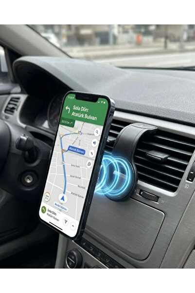 ASTRALTECH Araç İçi Manyetik Telefon Tutucu Alüminyum Gövdeli Navigasyon Standı