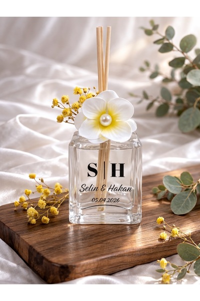 anoragiftstudio Nişan Nikah Söz Düğün Hediyeliği Çubuklu Oda Kokusu Hediyelik...