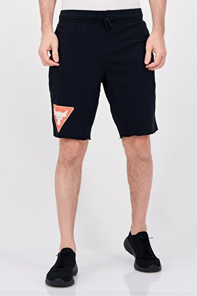 Under Armour شورت رجالي رياضي مناسب للأنشطة الخارجية برباط، أزرق داكن