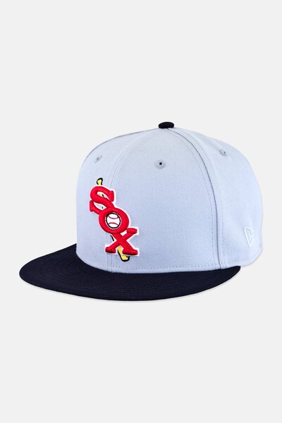 NEW ERA x MLB Men Chicago White Sox Fitted Cap, Grey