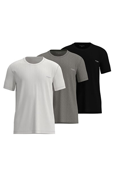 Tom Tailor Herren T-Shirt, 3er Pack - Rundhals, Kurzarm, Single Jersey, Baumw...
