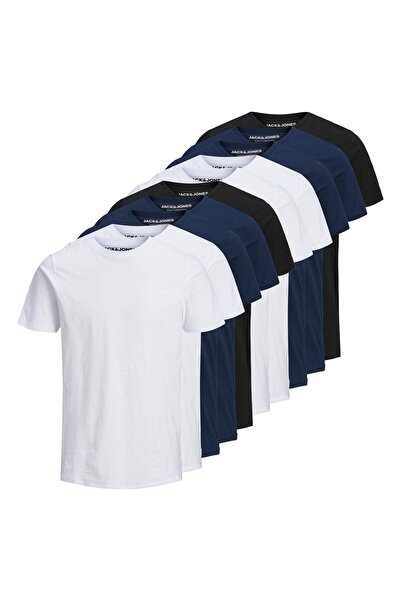 Jack & Jones JACK&JONES Herren T-Shirt, 10er Pack - JJEORGANIC BASIC TEE O-NE...