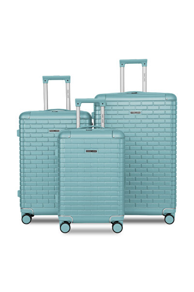 PARAJOHN Para John 3-Piece PC Luggage Set 20/24/28" 8-Wheel Spinner Suitcase ...