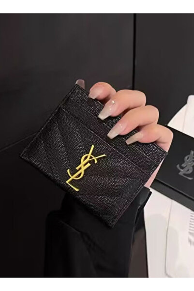 yveshop Black upscale women's business card holder card package