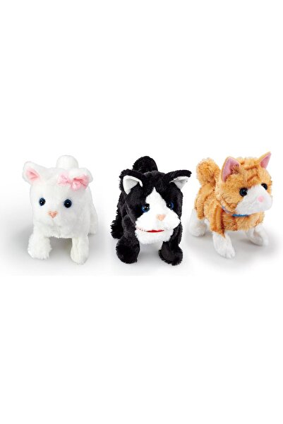 HAPPY PETS Pretty Little Kitty Walking & Meowing Kitten Toy Random