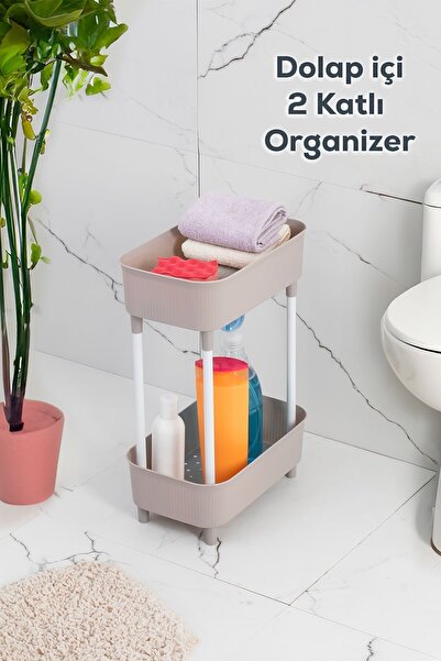 Porsima 1130 Raft cu două niveluri - Organizator multifuncțional cu 2 nivelur...