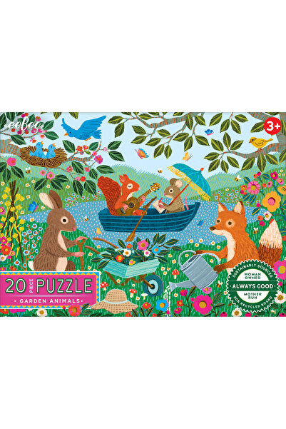 Eeboo Puzzle Garden Animals 20pcs (EPZY993)