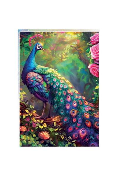 EDUCA Παζλ Κήπος με Παγώνια 1000 τεμάχια (80-20262)