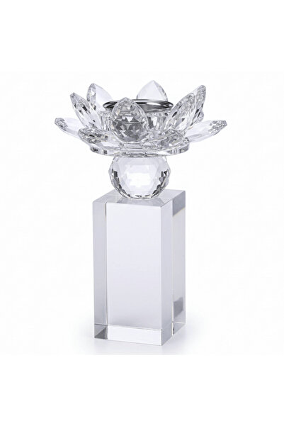 AKDC حامل بخور زجاجي صغير مزخرف بطول 17.5 سم للتأمل والاسترخاء وتعطير المنزل