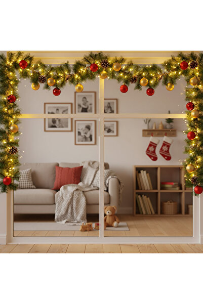 OEM Ghirlandă de pin - verde - 270 cm - PET