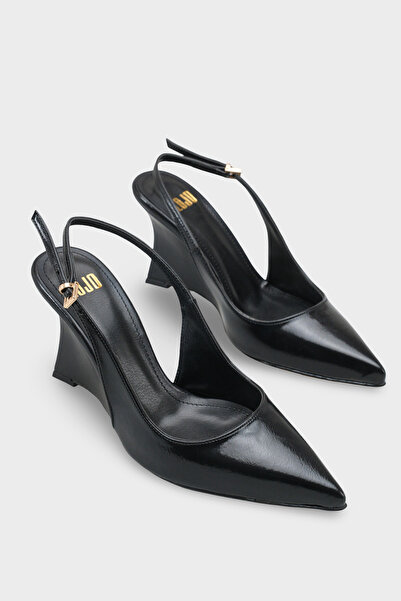 LOJO Γυναικεία μυτερά παπούτσια Σφηνοειδές τακούνι τεμαχίων, κομψά, Σανδάλια ...