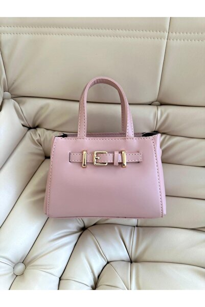 minebag Με λεπτομέρεια ζώνης Mini Nadia Γυναικεία Πούδρα Τσάντα χιαστί