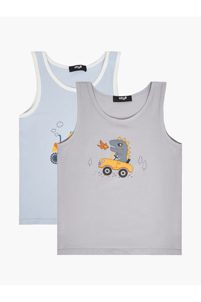 Styli Toddler Boy pack of 2 Vest set