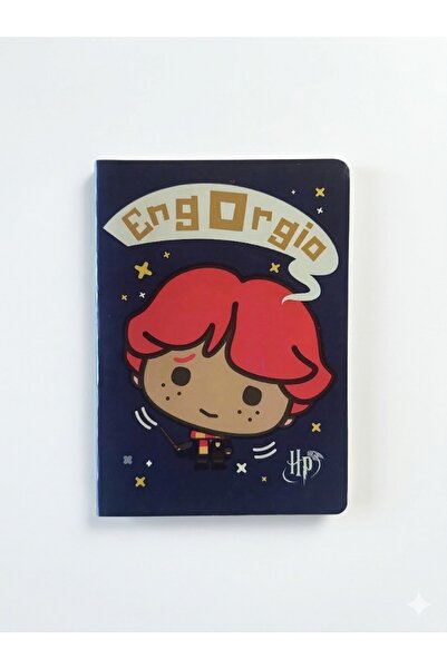 Sihir Dükkanı Harry Potter Licensed Ron Weasley Hard Cover Character Notebook